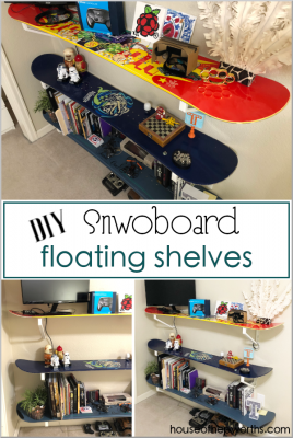 diy SNOWBOARD shelves: an easy tutorial